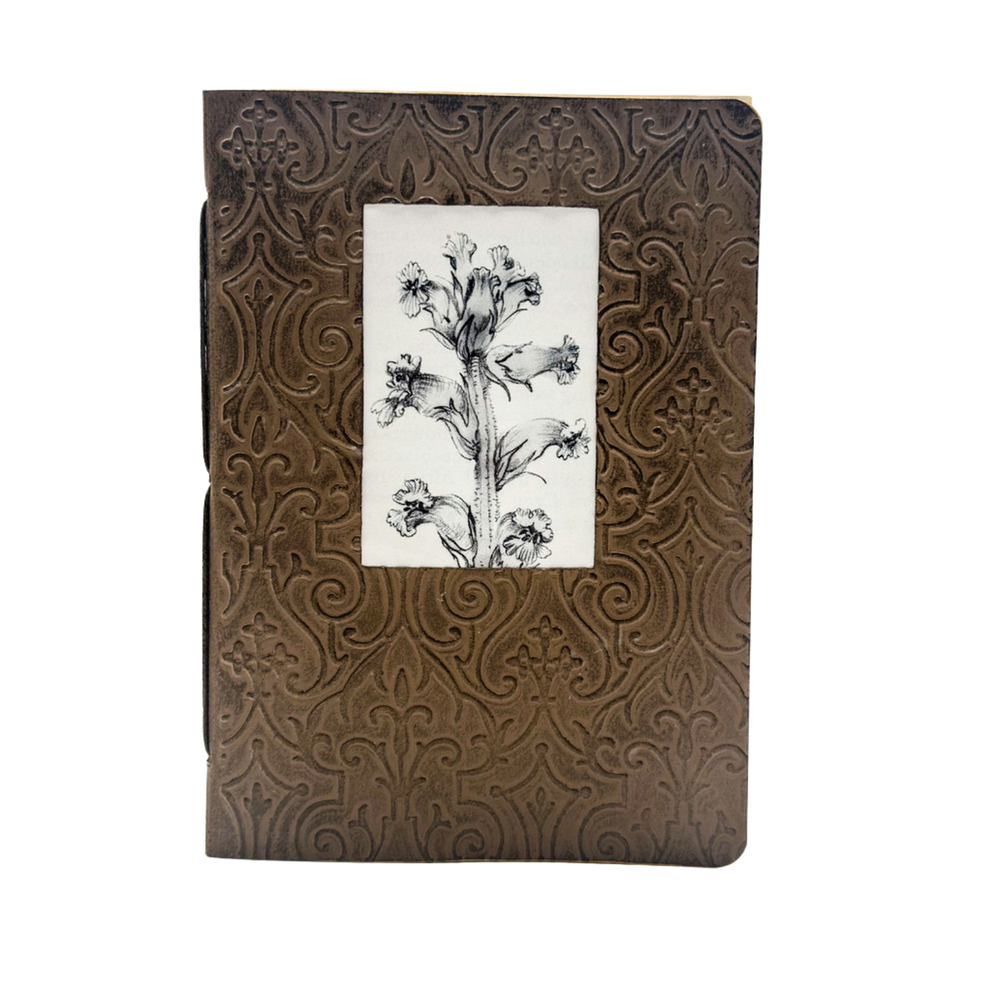 A6 Mini Junk Journal - Damask Flower