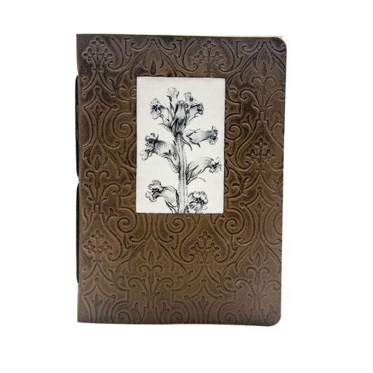 A6 Mini Junk Journal - Damask Flower