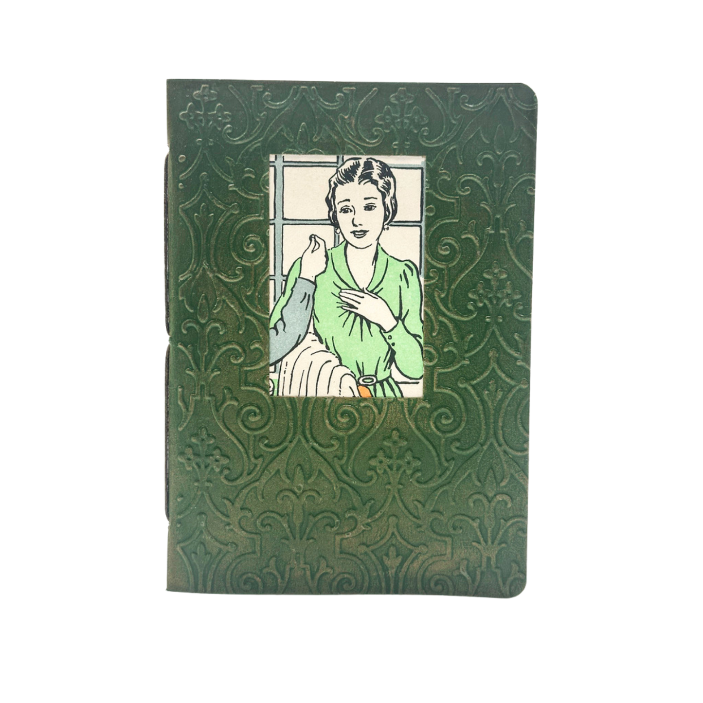 A6 Mini Junk Journal - Damask Lady