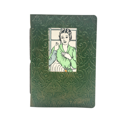 A6 Mini Junk Journal - Damask Lady