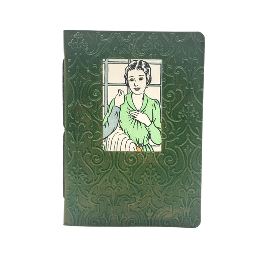 A6 Mini Junk Journal - Damask Lady