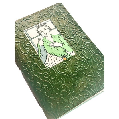 A6 Mini Junk Journal - Damask Lady