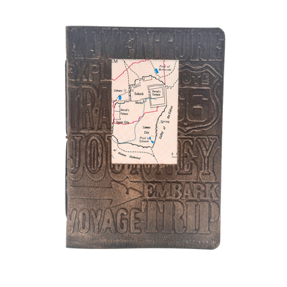 A6 Mini Junk Journal - Travel Map