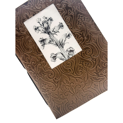 A6 Mini Junk Journal - Damask Flower