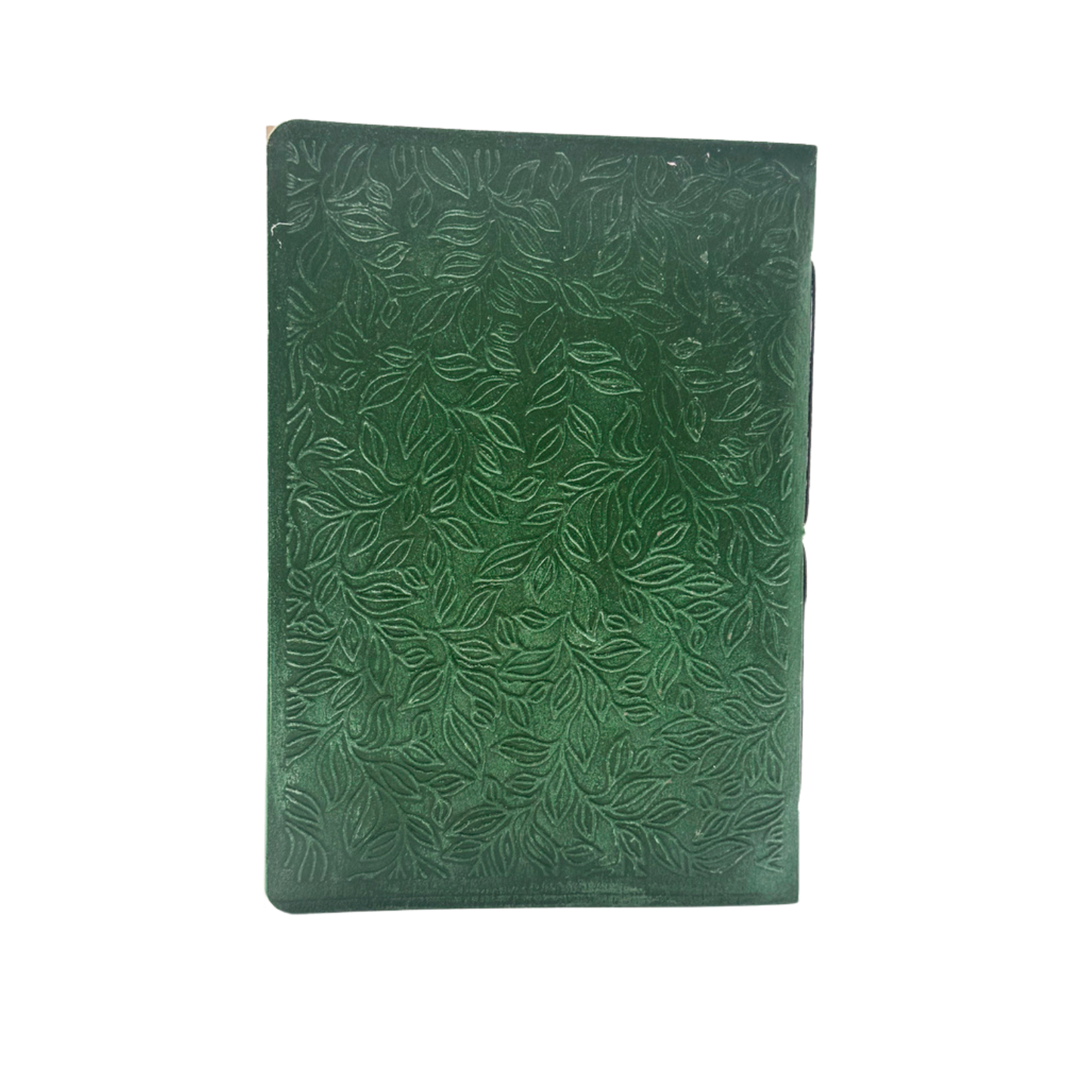 A6 Mini Junk Journal - Green Leafy Flower