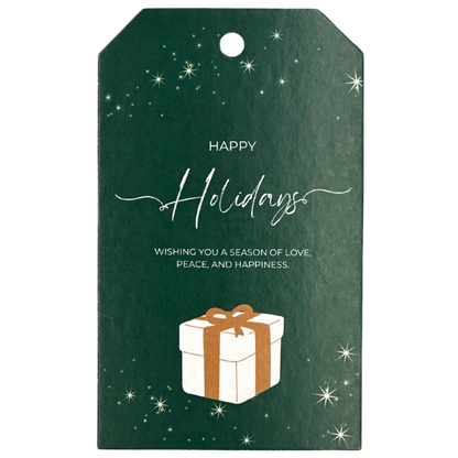 Gift Tag - Holidays Green