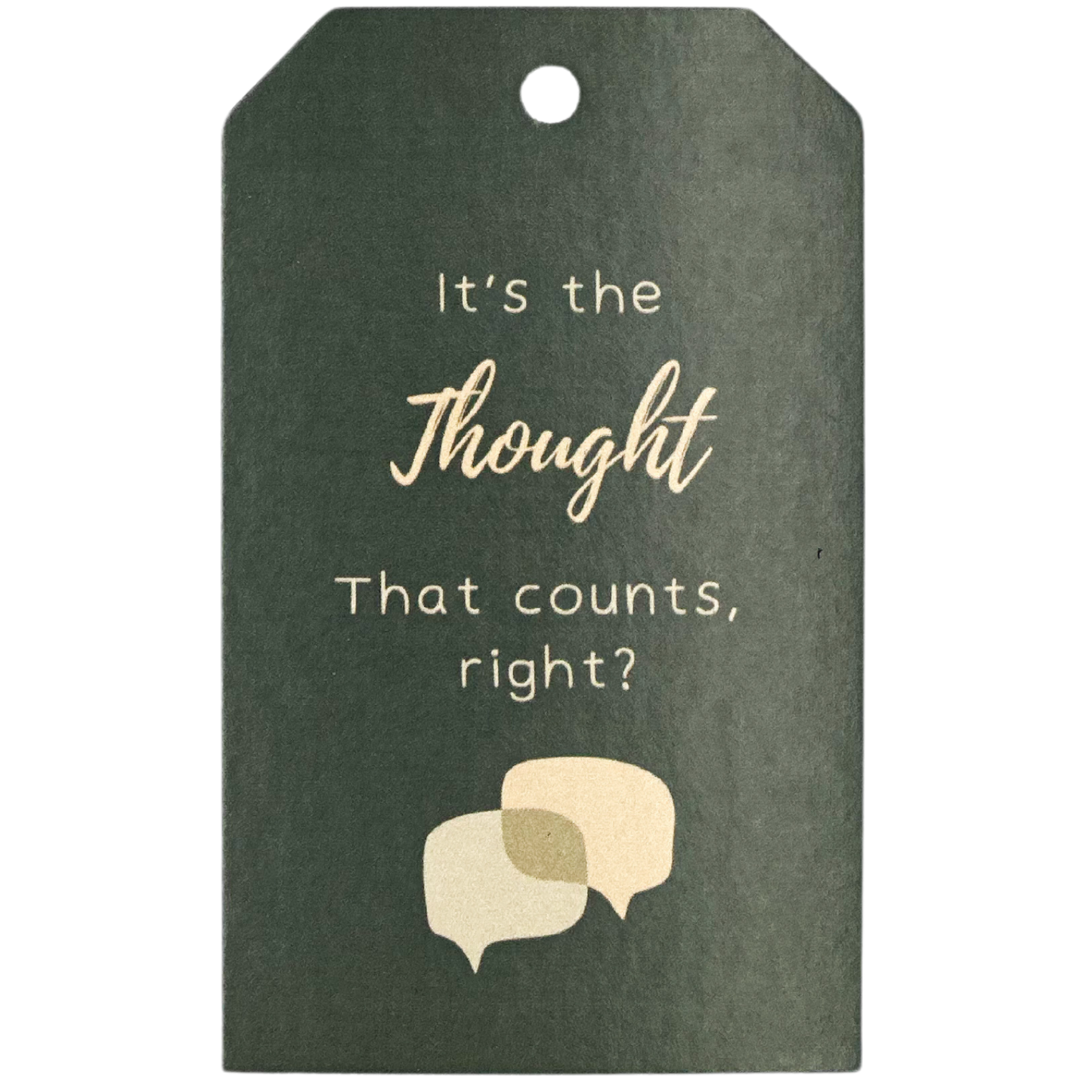 Gift Tag - The Thought That Counts