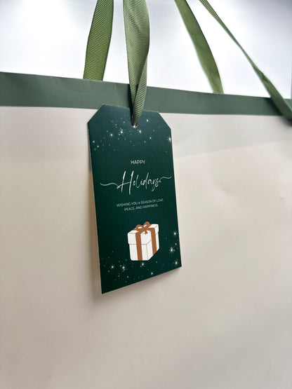 Gift Tag - Holidays Green