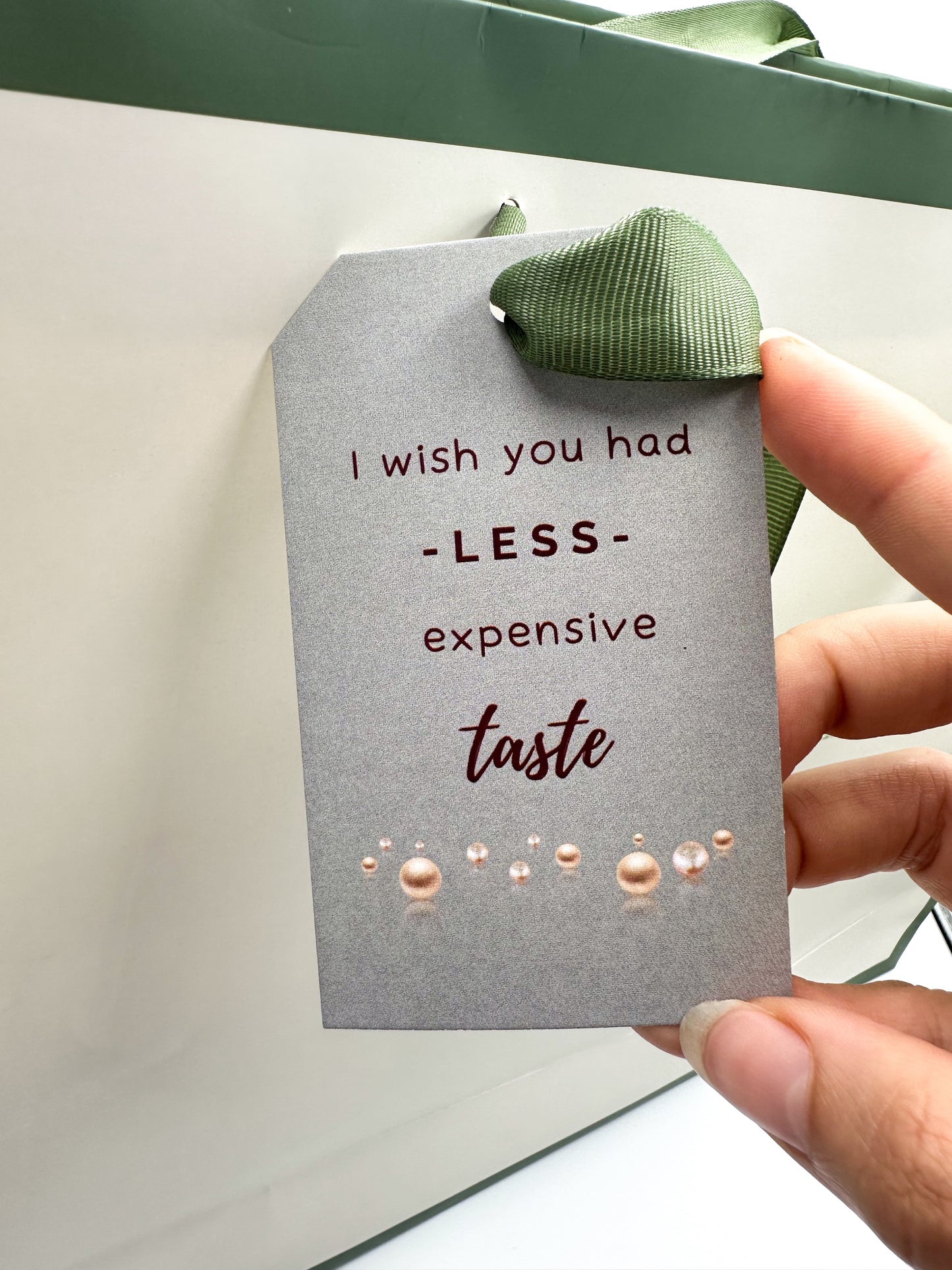 Gift Tag - Expensive Taste